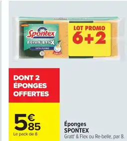 Carrefour SPONTEX Éponges offre
