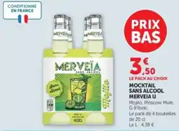Hyper U MERVEIA Mocktail sans alcool offre