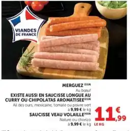 Hyper U Merguez offre