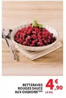 Hyper U BETTERAVES ROUGES SAUCE AUX OIGNONS offre