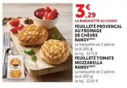 Hyper U Randy Feuilleté Provençal au fromage de chèvre offre