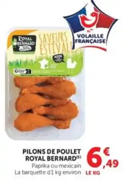 Hyper U ROYAL BERNARD PILONS DE POULET offre