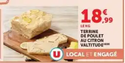 Hyper U VALTITUDE Terrine de poulet au citron offre