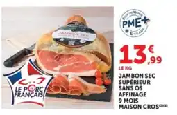 Hyper U MAISON CROS JAMBON SEC offre