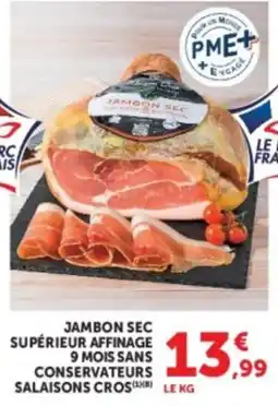 Hyper U SALAISSONS CROS JAMBON SEC offre