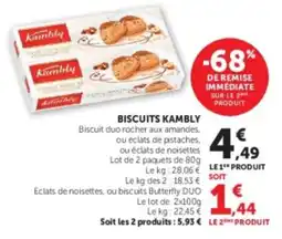 Hyper U Kambly Biscuits offre