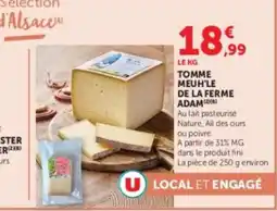 Hyper U TOMME MEUH'LE DE LA FERME ADAM offre