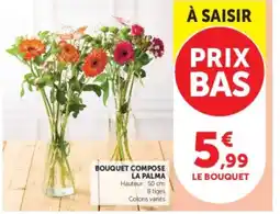 Hyper U LA PALMA Bouquet compose offre