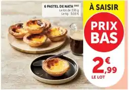 Hyper U PASTEL DE NATA offre