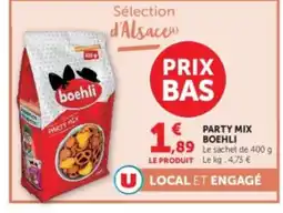 Hyper U boehli PARTY MIX offre
