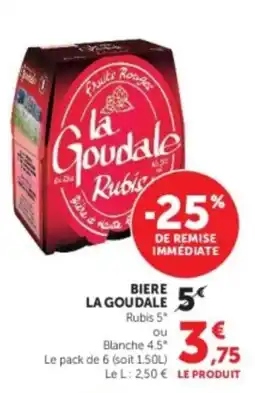 Hyper U La Goudale Rubis offre
