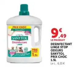 Hyper U SANYTOL Désinfectant linge offre