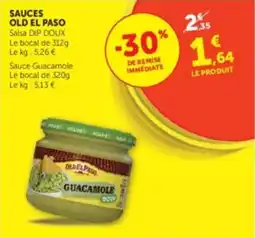 Hyper U OLD EL PASO Guacamole offre