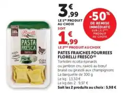 Hyper U FLORELLI PASTA FRESCA offre
