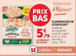Hyper U Stoeffler Flammekueche offre