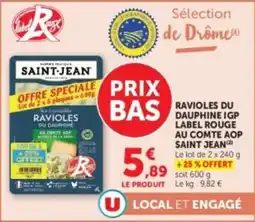 Hyper U SAINT-JEAN RAVIOLES DU DAUPHINE offre