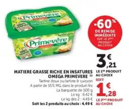 Hyper U Primevère Tartine doux offre