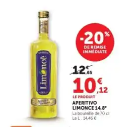 Hyper U Limonce Aperitivo offre