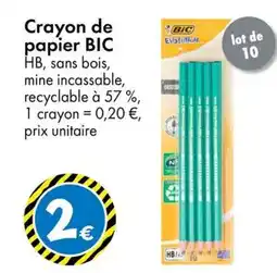 TEDi BIC Crayon de papier offre