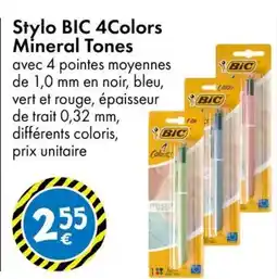 TEDi BIC Stylo 4Colors Mineral Tones offre