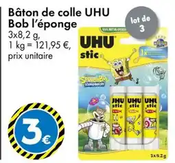 TEDi UHU Bâton de colle Bob l'éponge offre