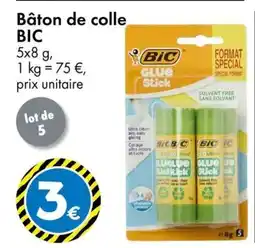 TEDi BIC Bâton de colle offre