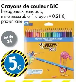 TEDi BIC Crayons de couleur offre