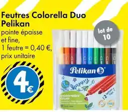 TEDi PELIKAN Feutres Colorella Duo offre