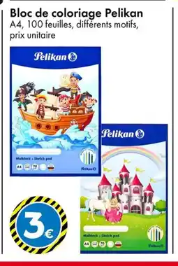TEDi PELIKAN Bloc de coloriage offre