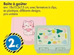 TEDi Boîte à goûter offre