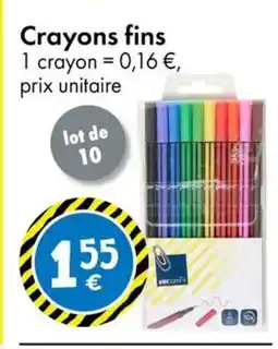 TEDi Crayons fins offre