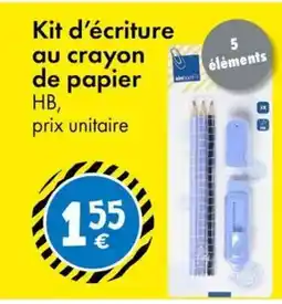 TEDi Kit d'écriture au crayon de papier offre