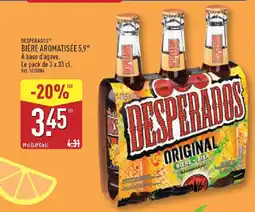 ALDI DESPERADOS BIÈRE AROMATISÉE offre