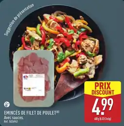 ALDI EMINCES DE FILET DE POULET offre