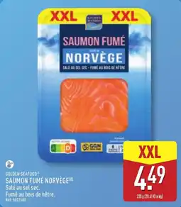ALDI GOLDEN SEAFOOD SAUMON FUMÉ NORVÈGE offre