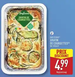 ALDI DAYLICIOUS GRATIN DE COURGETTES offre