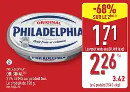 ALDI PHILADELPHIA ORIGINAL offre