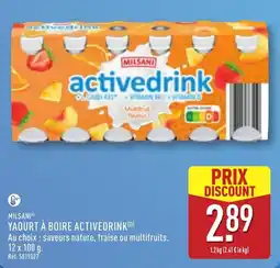 ALDI MILSANI YAOURT À BOIRE ACTIVEDRINK(D) offre