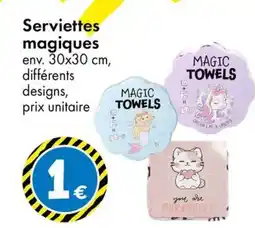 TEDi Serviettes magiques offre