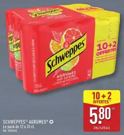 ALDI Schweppes Agrumes offre