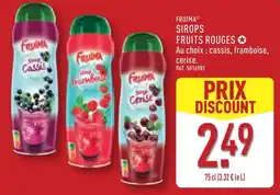 ALDI Fruima Sirops Fruits Rouges offre