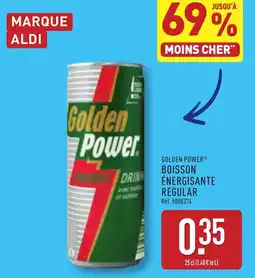 ALDI Golden Power Boisson energisante regular offre