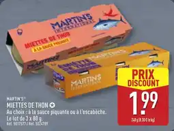 ALDI MARTIN'S MIETTES DE THON offre