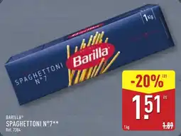 ALDI Barilla SPAGHETTONI N°7** offre