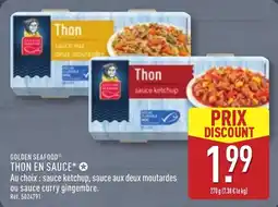 ALDI GOLDEN SEAFOOD THON EN SAUCE offre