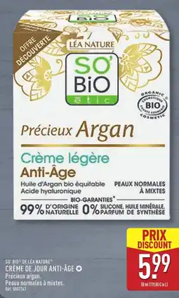 ALDI SO'BIO étic Précieux Argan offre