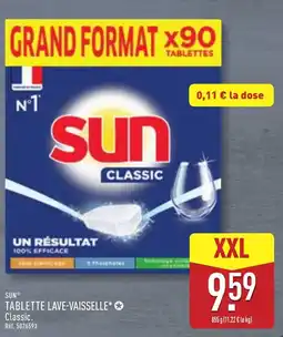 ALDI SUN TABLETTE LAVE-VAISSELLE Classic offre