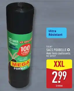 ALDI FOLIA SACS POUBELLE offre