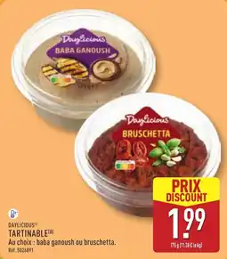 ALDI Daylicious Tartinable offre