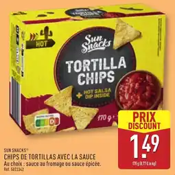 ALDI Sun Snacks TORTILLA CHIPS offre